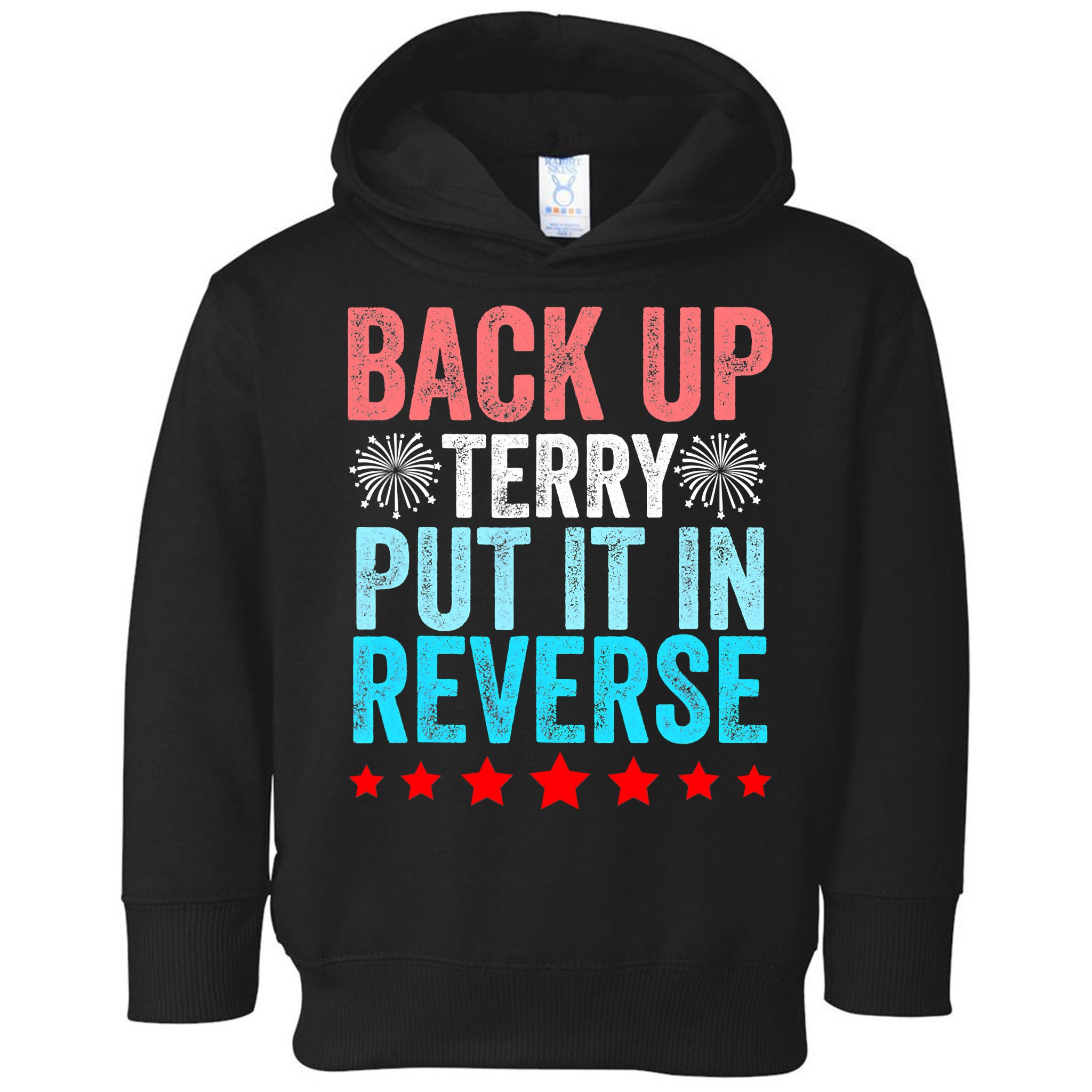 Retro Costume Back It Up Terry 4th Of July Fireworks Funny Toddler Hoodie
