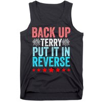 Retro Costume Back It Up Terry 4th Of July Fireworks Funny Tank Top