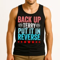 Retro Costume Back It Up Terry 4th Of July Fireworks Funny Tank Top