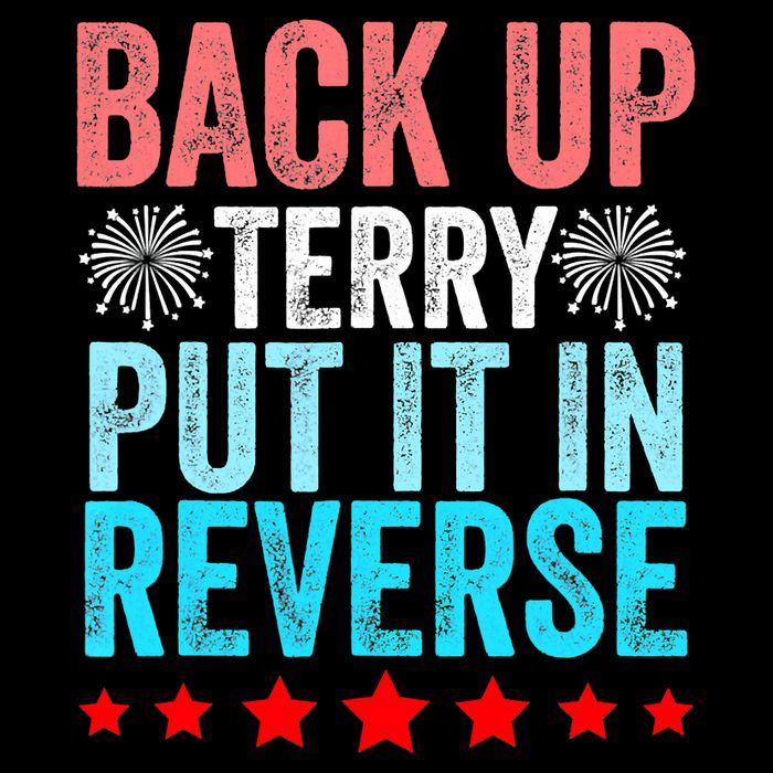 Retro Costume Back It Up Terry 4th Of July Fireworks Funny Tank Top
