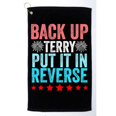 Retro Costume Back It Up Terry 4th Of July Fireworks Funny Golf Towel