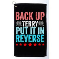 Retro Costume Back It Up Terry 4th Of July Fireworks Funny Golf Towel