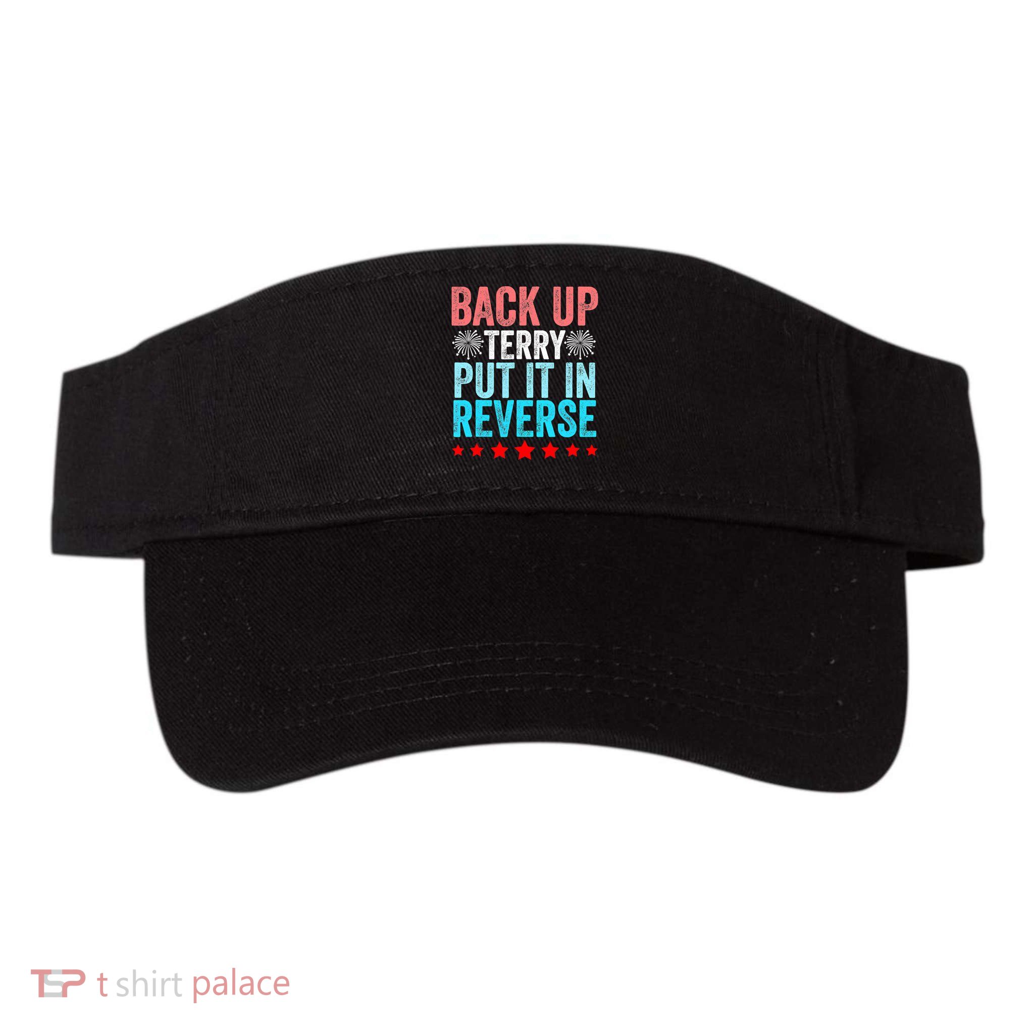 Retro Costume Back It Up Terry 4th Of July Fireworks Funny Visor