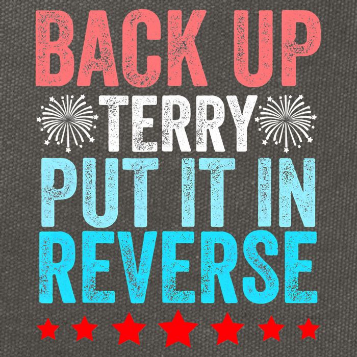 Retro Costume Back It Up Terry 4th Of July Fireworks Funny Cotton Canvas Backpack