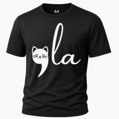 Retro Cat Comma La Kamala Harris For President 2024 Election Gift Performance Shirt