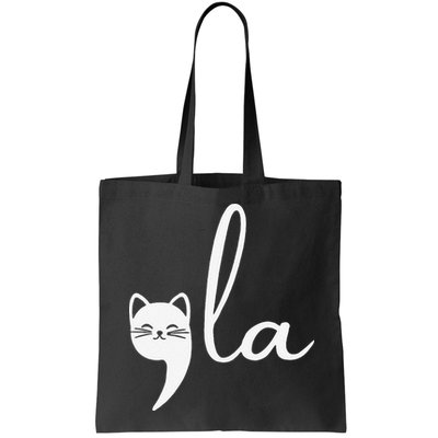 Retro Cat Comma La Kamala Harris For President 2024 Election Gift Bag