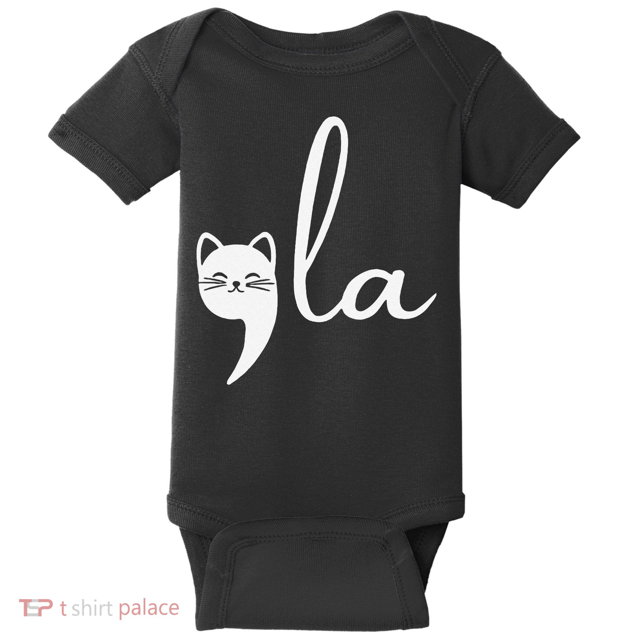 Retro Cat Comma La Kamala Harris For President 2024 Election Gift Baby Bodysuit