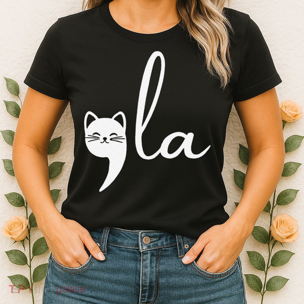 Retro Cat Comma La Kamala Harris For President 2024 Election Gift Womens T-Shirt