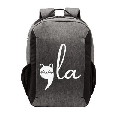 Retro Cat Comma La Kamala Harris For President 2024 Election Gift Vector Backpack