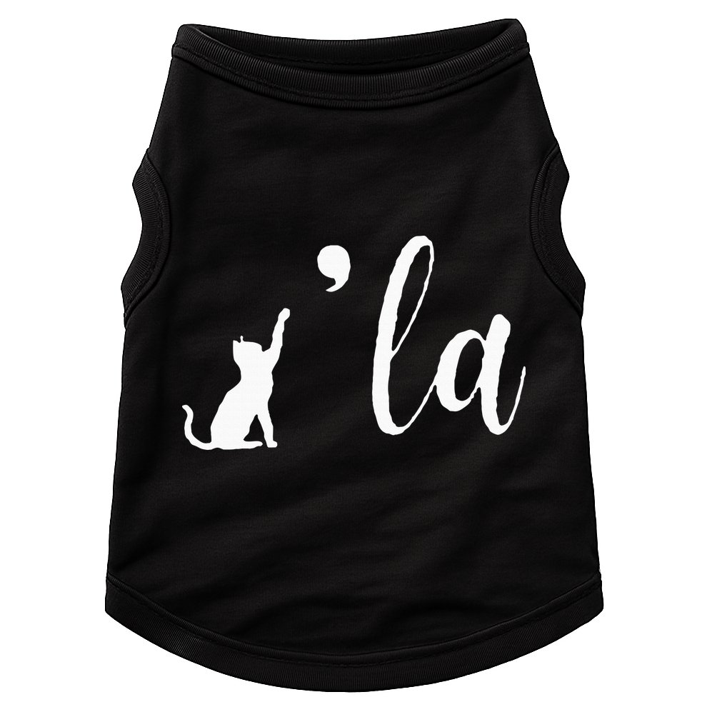 Retro Cat Comma La Kamala Harris For President 2024 Election Doggie Tank