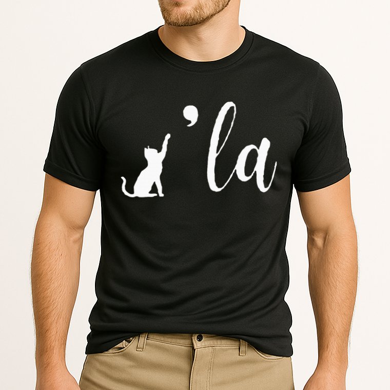 Retro Cat Comma La Kamala Harris For President 2024 Election Performance Shirt