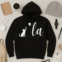 Retro Cat Comma La Kamala Harris For President 2024 Election Hoodie