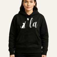 Retro Cat Comma La Kamala Harris For President 2024 Election Hoodie