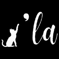 Retro Cat Comma La Kamala Harris For President 2024 Election Magnet
