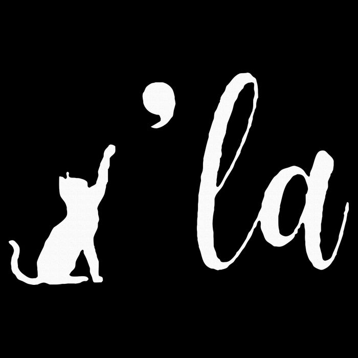 Retro Cat Comma La Kamala Harris For President 2024 Election Magnet