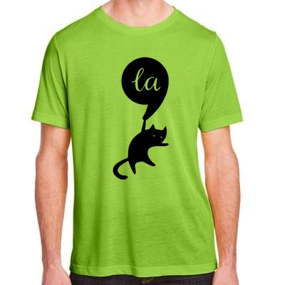 Retro Cat Comma La Kamala Harris For President 2024 Election Adult ChromaSoft Performance T-Shirt