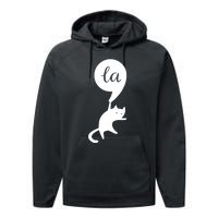 Retro Cat Comma La Kamala Harris For President 2024 Election Performance Fleece Hoodie