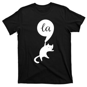 Retro Cat Comma La Kamala Harris For President 2024 Election T-Shirt