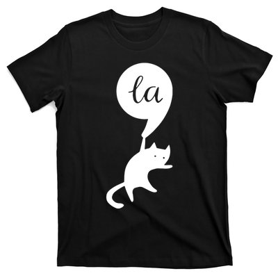 Retro Cat Comma La Kamala Harris For President 2024 Election T-Shirt