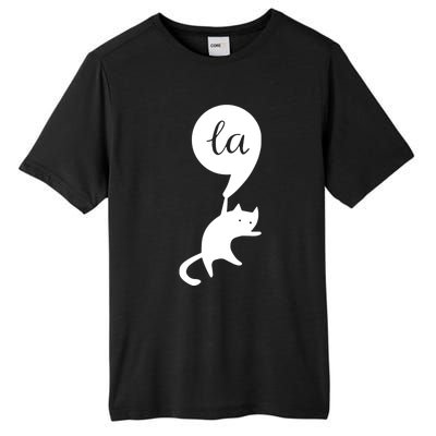 Retro Cat Comma La Kamala Harris For President 2024 Election Tall Fusion ChromaSoft Performance T-Shirt