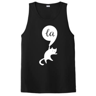 Retro Cat Comma La Kamala Harris For President 2024 Election PosiCharge Competitor Tank