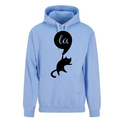 Retro Cat Comma La Kamala Harris For President 2024 Election Unisex Surf Hoodie