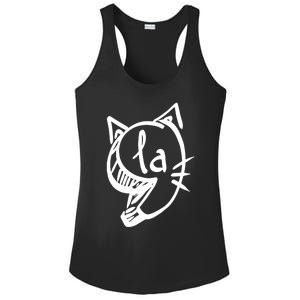 Retro Cat Comma La Kamala Harris For President 2024 Election Ladies PosiCharge Competitor Racerback Tank