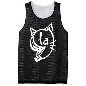 Retro Cat Comma La Kamala Harris For President 2024 Election Mesh Reversible Basketball Jersey Tank