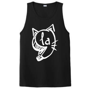 Retro Cat Comma La Kamala Harris For President 2024 Election PosiCharge Competitor Tank