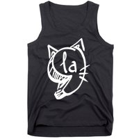 Retro Cat Comma La Kamala Harris For President 2024 Election Tank Top