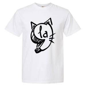 Retro Cat Comma La Kamala Harris For President 2024 Election Garment-Dyed Heavyweight T-Shirt