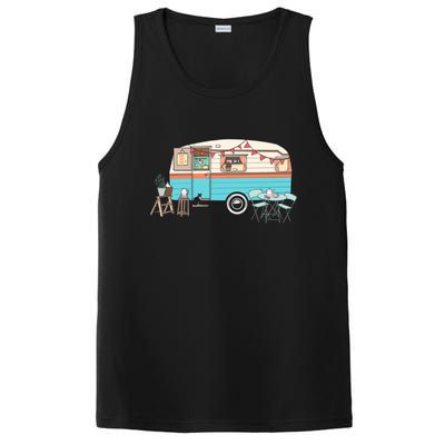 Rv Camper Camping Crew Road Trip Gift PosiCharge Competitor Tank