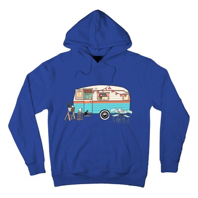 Rv Camper Camping Crew Road Trip Gift Hoodie