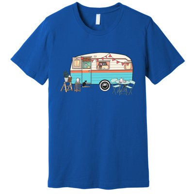 Rv Camper Camping Crew Road Trip Gift Premium T-Shirt