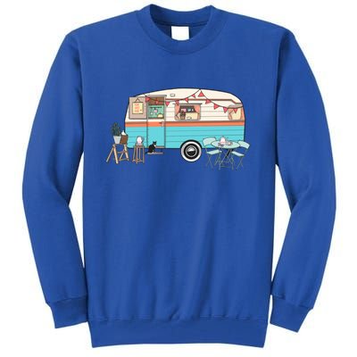 Rv Camper Camping Crew Road Trip Gift Tall Sweatshirt