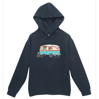 Rv Camper Camping Crew Road Trip Gift Urban Pullover Hoodie