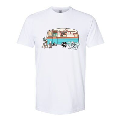 Rv Camper Camping Crew Road Trip Gift Softstyle® CVC T-Shirt