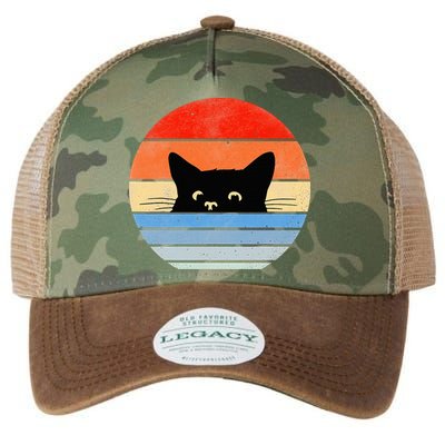 Retro Cat Cat Lover Cat Owner Cute Cat Legacy Tie Dye Trucker Hat