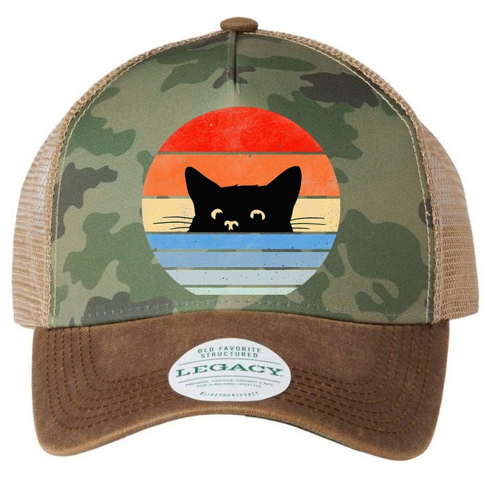 Retro Cat Cat Lover Cat Owner Cute Cat Legacy Tie Dye Trucker Hat