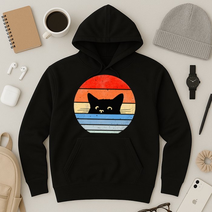 Retro Cat Cat Lover Cat Owner Cute Cat Hoodie