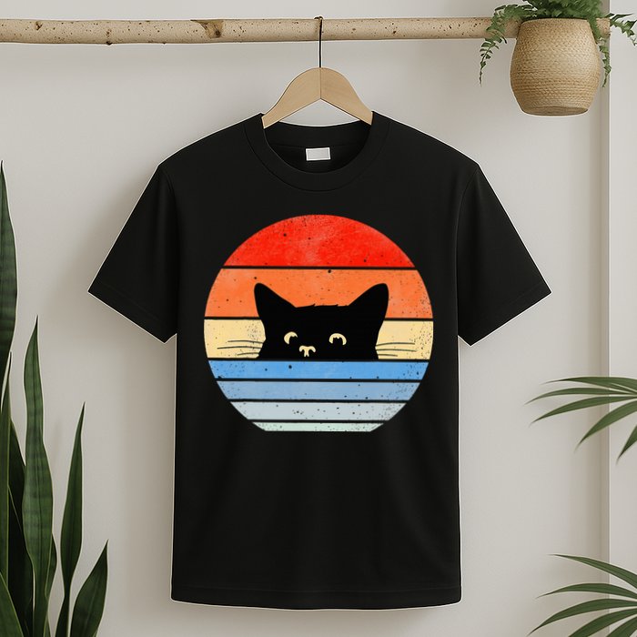 Retro Cat Cat Lover Cat Owner Cute Cat T-Shirt