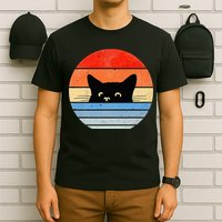 Retro Cat Cat Lover Cat Owner Cute Cat T-Shirt