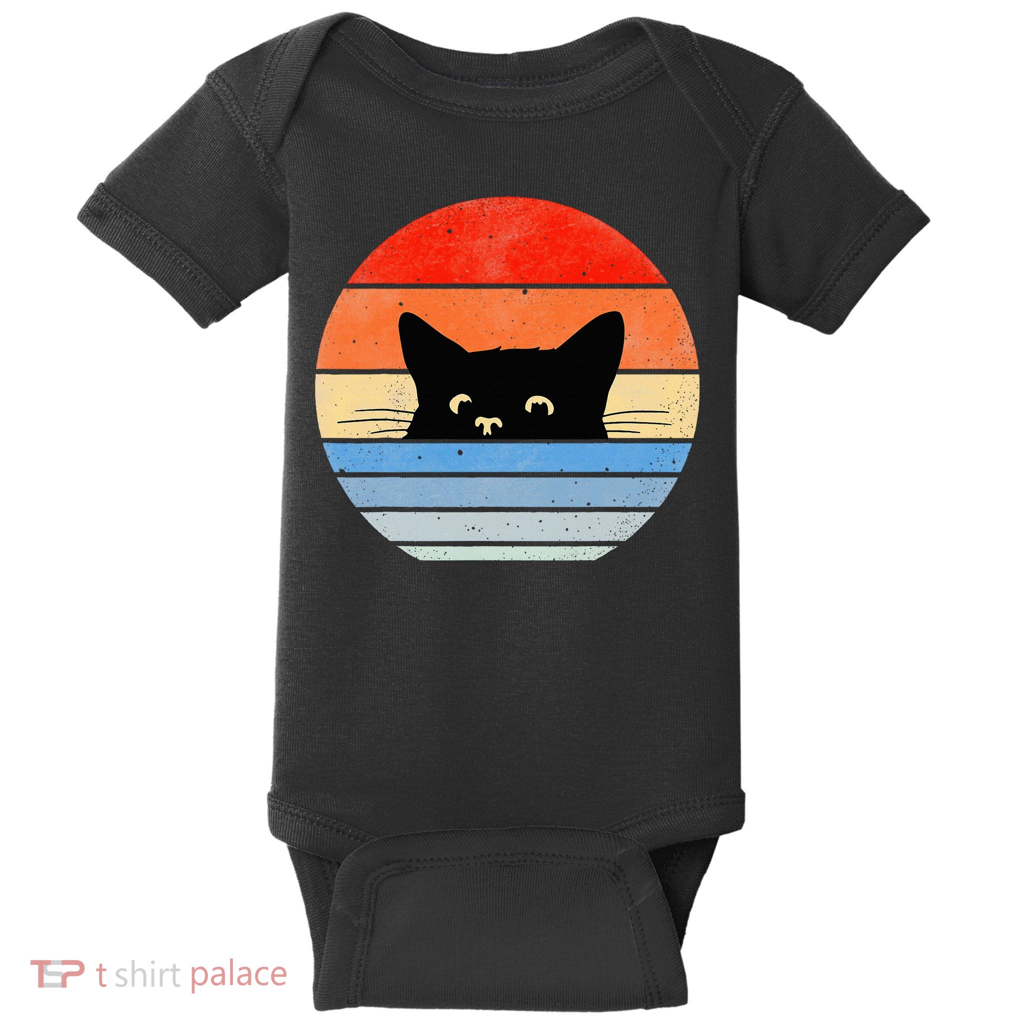 Retro Cat Cat Lover Cat Owner Cute Cat Baby Bodysuit