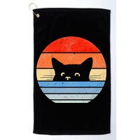 Retro Cat Cat Lover Cat Owner Cute Cat Golf Towel