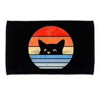 Retro Cat Cat Lover Cat Owner Cute Cat Microfiber Hand Towel