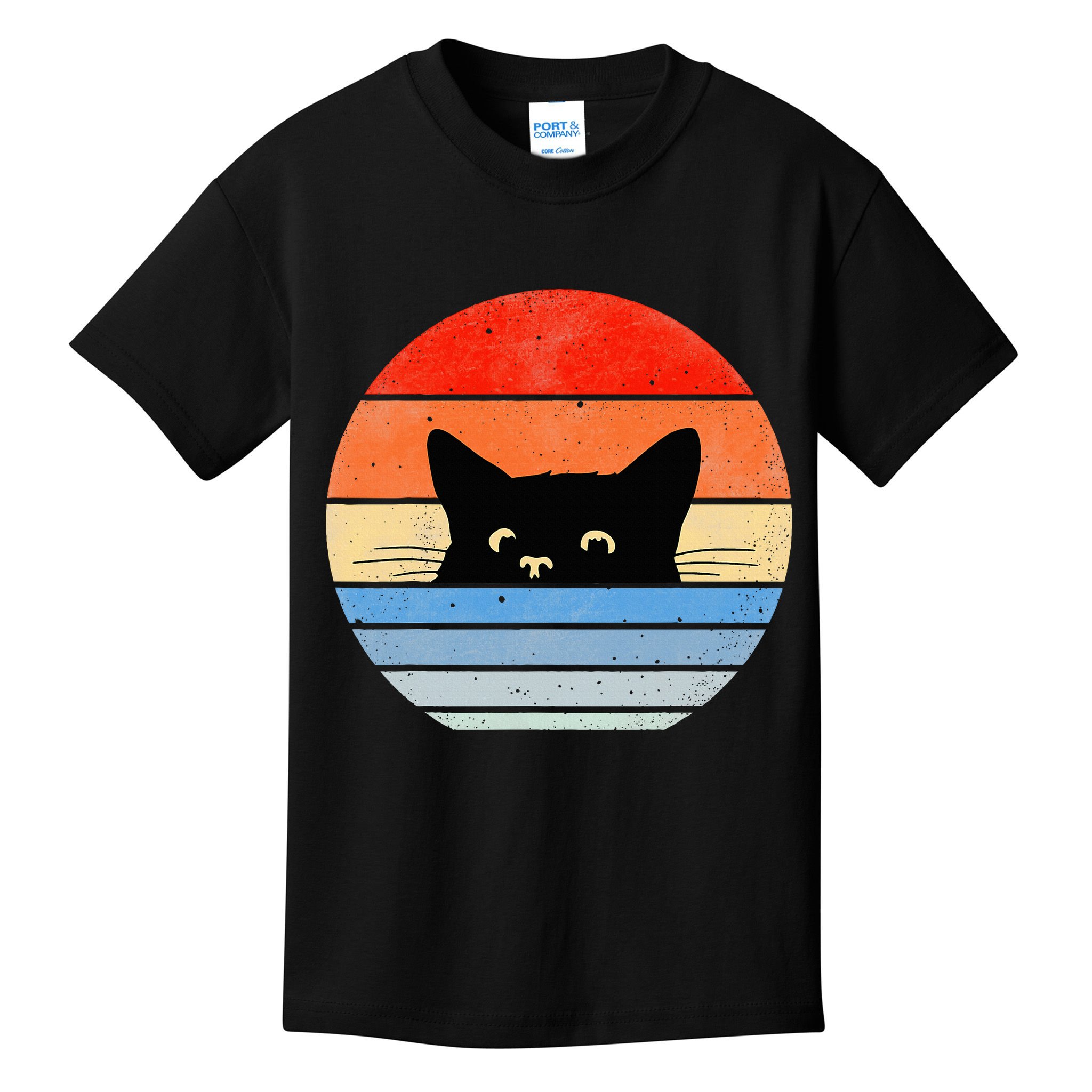 Retro Cat Cat Lover Cat Owner Cute Cat Kids T-Shirt