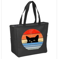 Retro Cat Cat Lover Cat Owner Cute Cat Zip Tote Bag