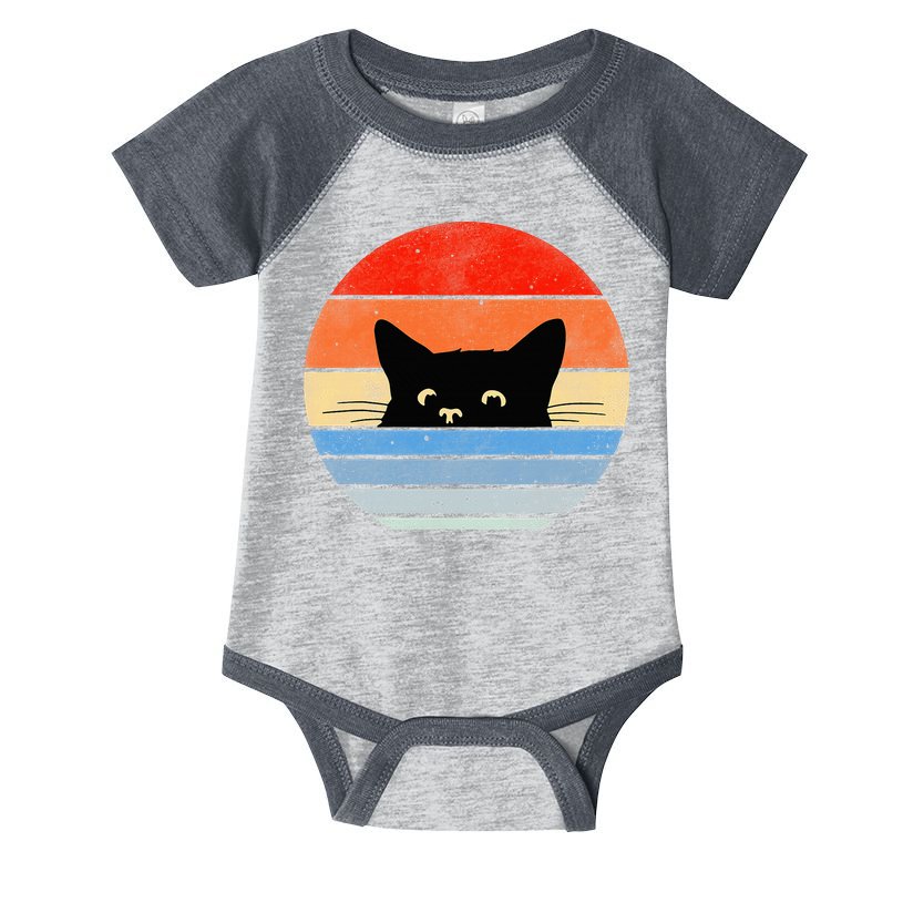 Retro Cat Cat Lover Cat Owner Cute Cat Infant Baby Jersey Bodysuit