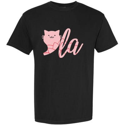 Retro Cat Comma La Kamala Harris For President 2024 Election Garment-Dyed Heavyweight T-Shirt