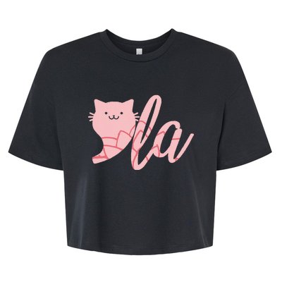 Retro Cat Comma La Kamala Harris For President 2024 Election Bella+Canvas Jersey Crop Tee